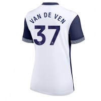 Tottenham Hotspur Micky van de Ven #37 Fußballbekleidung Heimtrikot Damen 2024-25 Kurzarm